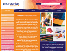 Tablet Screenshot of mercurius-australia.com